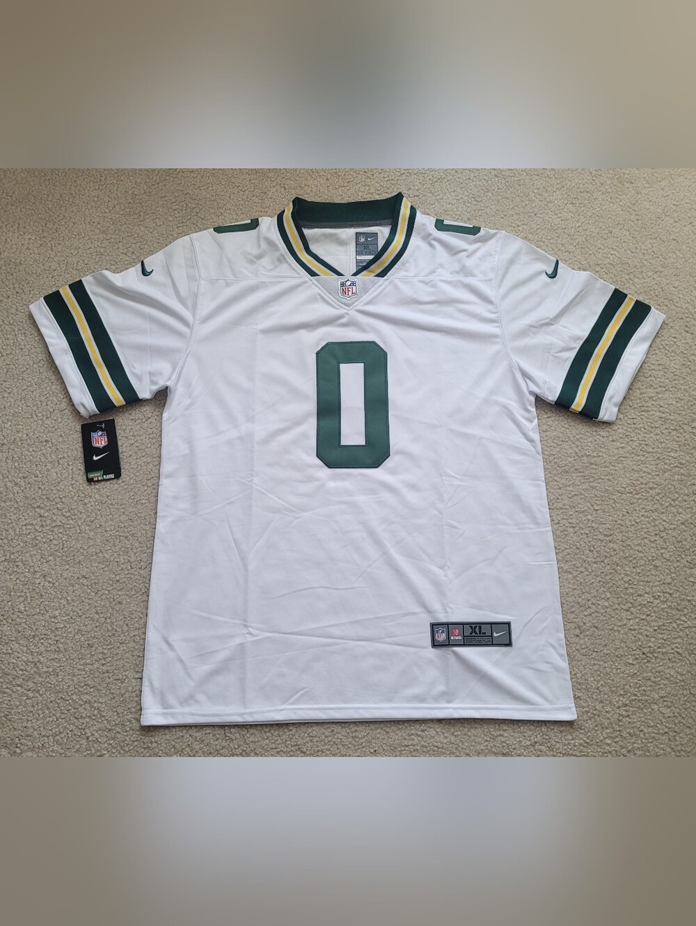 Green Bay Packers Matthew Golden #0 Stitched NFL Jersey Men XL